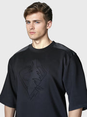 Velvaton Unisex Embossed Wolf T-shirt