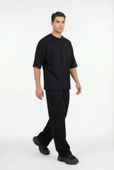 Velvaton Unisex Rhinestone Wolf T-Shirt