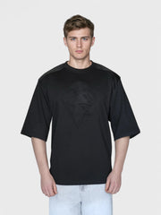 Velvaton Unisex Embossed Wolf T-shirt