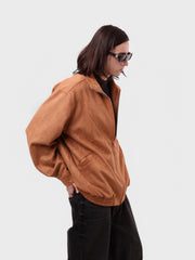 Velvaton Oversized Suede Jacket