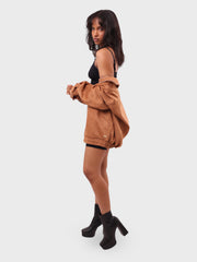 Velvaton Oversized Suede Jacket