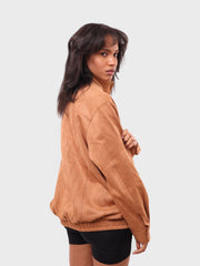 Velvaton Oversized Suede Jacket