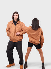 Velvaton Oversized Suede Jacket