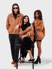 Velvaton Oversized Suede Jacket