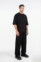 Velvaton Unisex Rhinestone Wolf T-Shirt