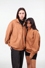 Velvaton Oversized Suede Jacket