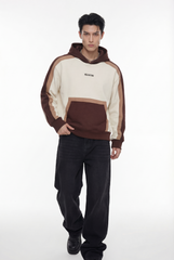 Velvaton Men Colorblock Hoodie