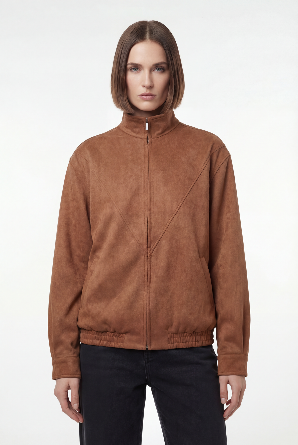 Velvaton  Oversized Suede Jacket