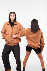 Velvaton Oversized Suede Jacket