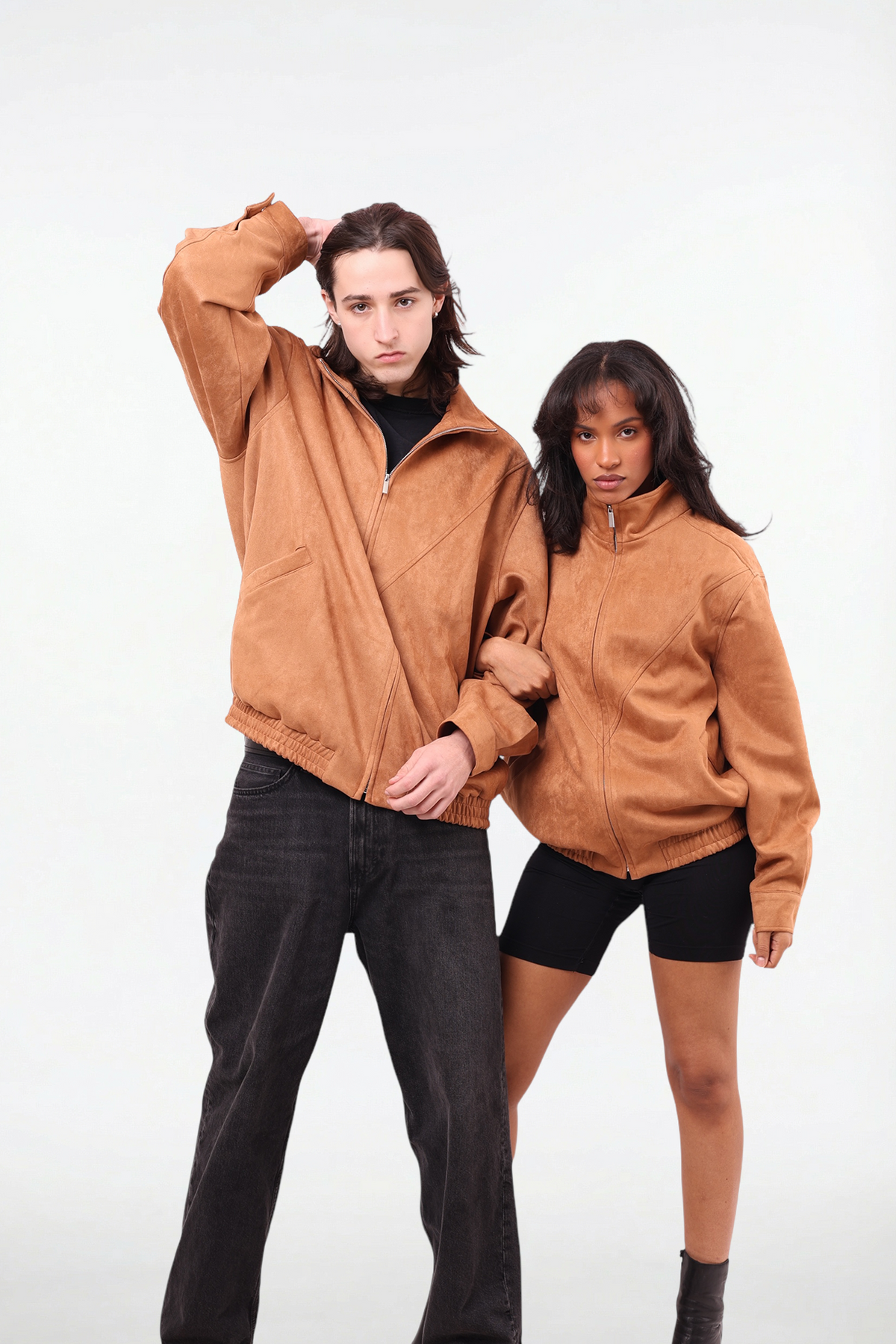 Velvaton Oversized Suede Jacket