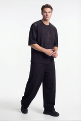 Velvaton Unisex Embossed Wolf T-shirt